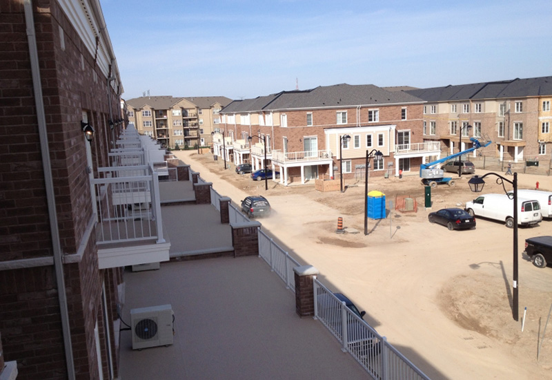 Waterproof deck for subdivision in Toronto